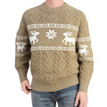 Men's Reindeer Knit Christmas Sweater