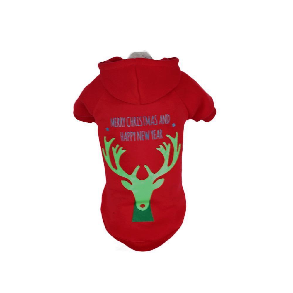 Pet Life LED Light-Up Reindeer Dog Sweater